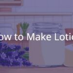 A glass jar filled with homemade creamy lotion, surrounded by natural ingredients like almond oil, shea butter, and lavender flowers, soft lighting, cozy kitchen setting, illustrative style.