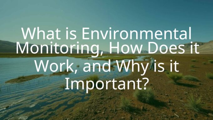 A serene landscape with clean air, water, and soil, showing scientists collecting samples, bright natural lighting, realistic.