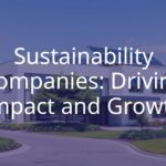 Sustainable business with green energy, solar panels, wind turbines, and eco-friendly office, modern and clean design, vibrant green colors, realistic.