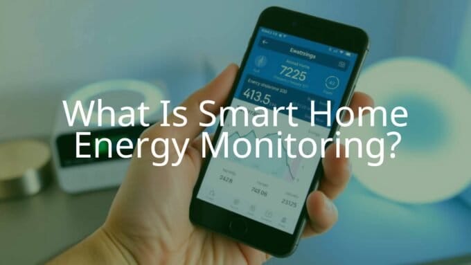Smart home energy monitoring system, real-time electricity usage data on a smartphone app, modern technology, clean and informative interface, digital and futuristic vibe.